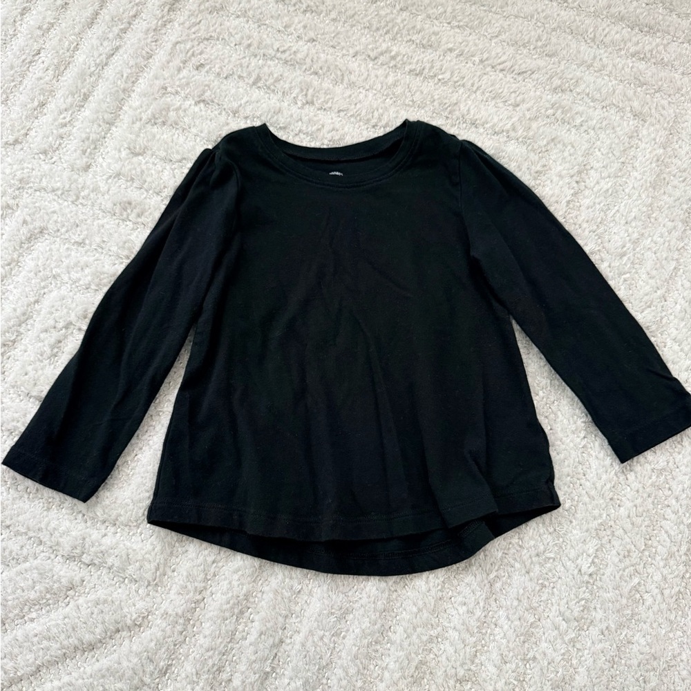 GAP baby Pink & Black Long-sleeve T - Size 3T - Picture 4 of 4